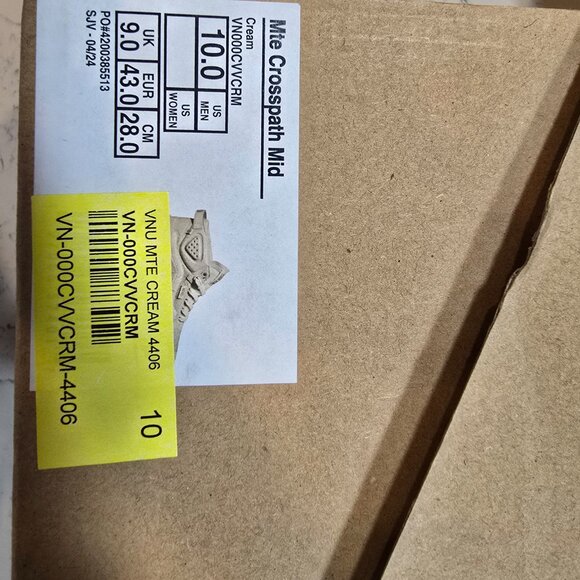 Vans MTE Crosspath Mid Cream VN-000CVVCRM-4406 MENS SIZE 10 HIKING NEW - Picture 7 of 11